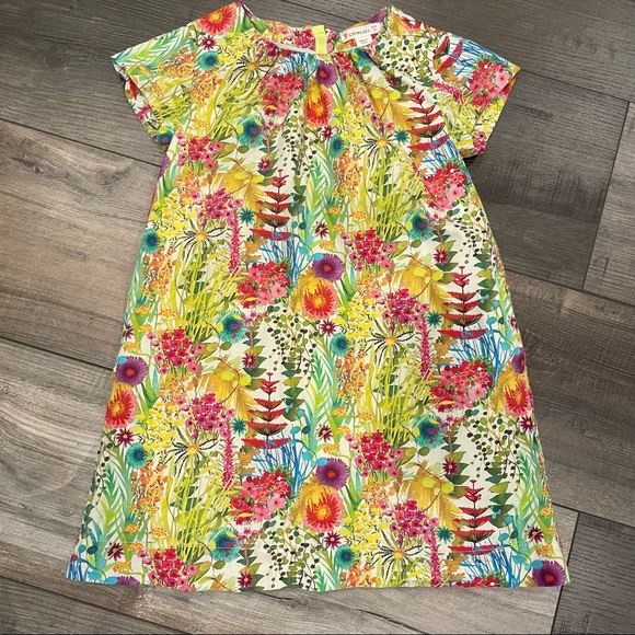 Girl’s Crewcuts J Crew Wildflower Cotton Dress 4 - Picture 1 of 6